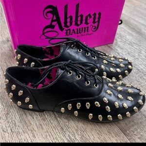 NIB Abbey Dawn Tough Crowd Oxford BLACK